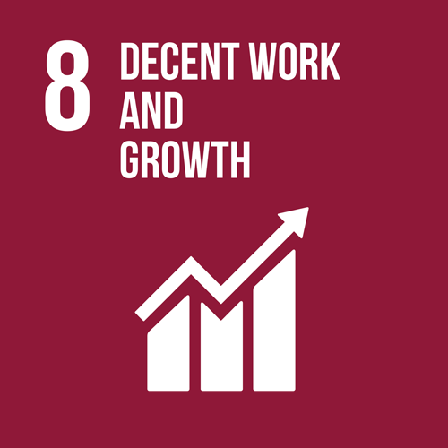 8. decent work and growth