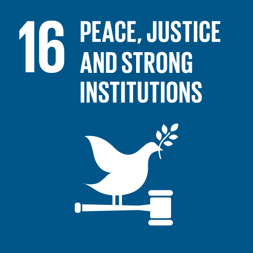 16 - PEACE, JUSTICE AND STRONG INSTITUTIONS